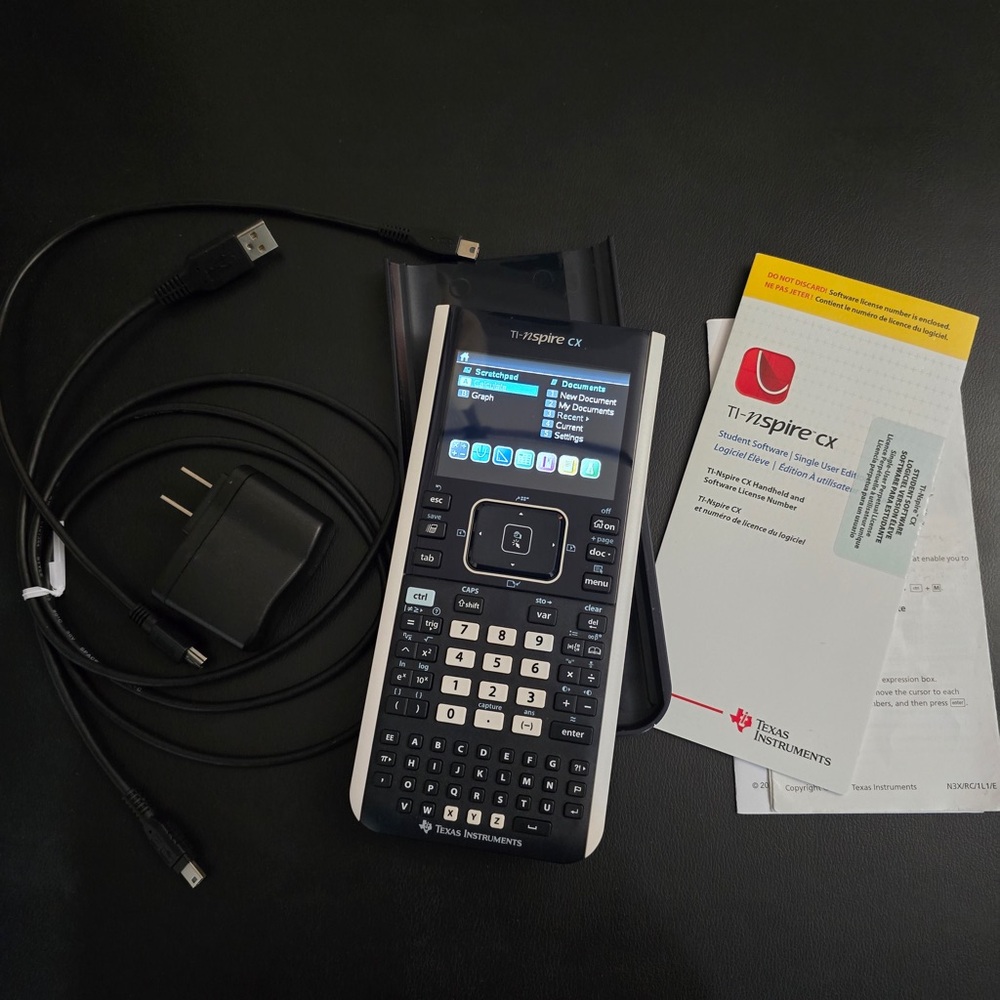 Texas Instruments TI-Nspire CX with Black and White Design